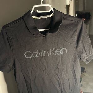 Calvin Klein Men's Black Polo Shirt